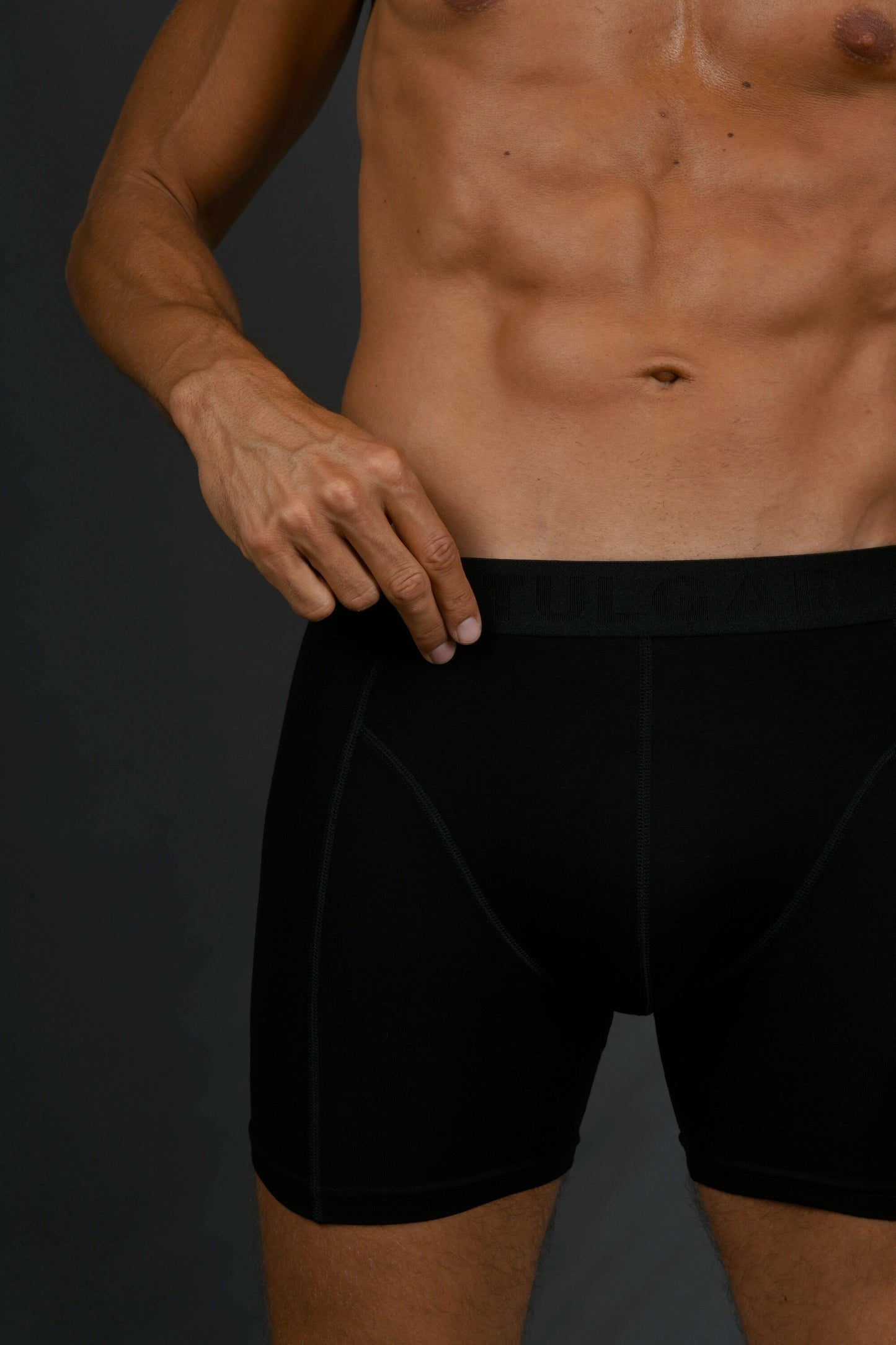 Men's Bamboo Boxershort Black 7 pcs in a Box