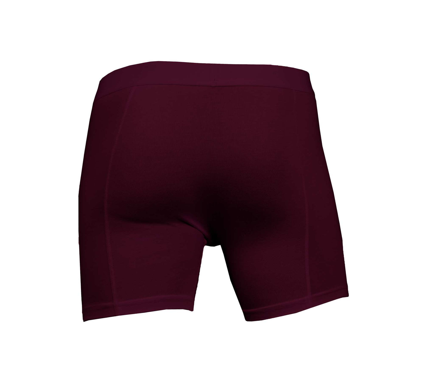 Men's Bamboo Boxershort Burgundy 5 pcs in a Box