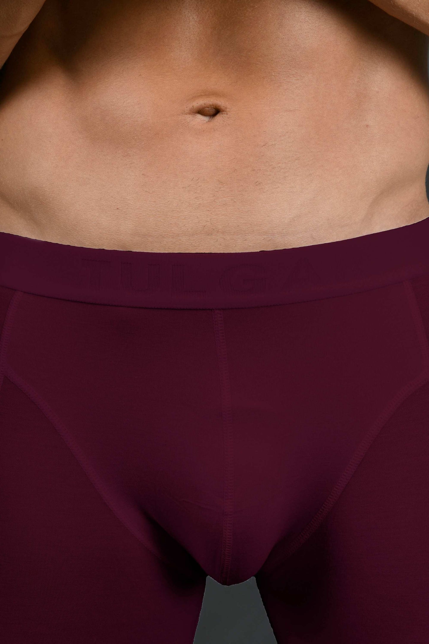 Men's Bamboo Boxershort Burgundy 5 pcs in a Box