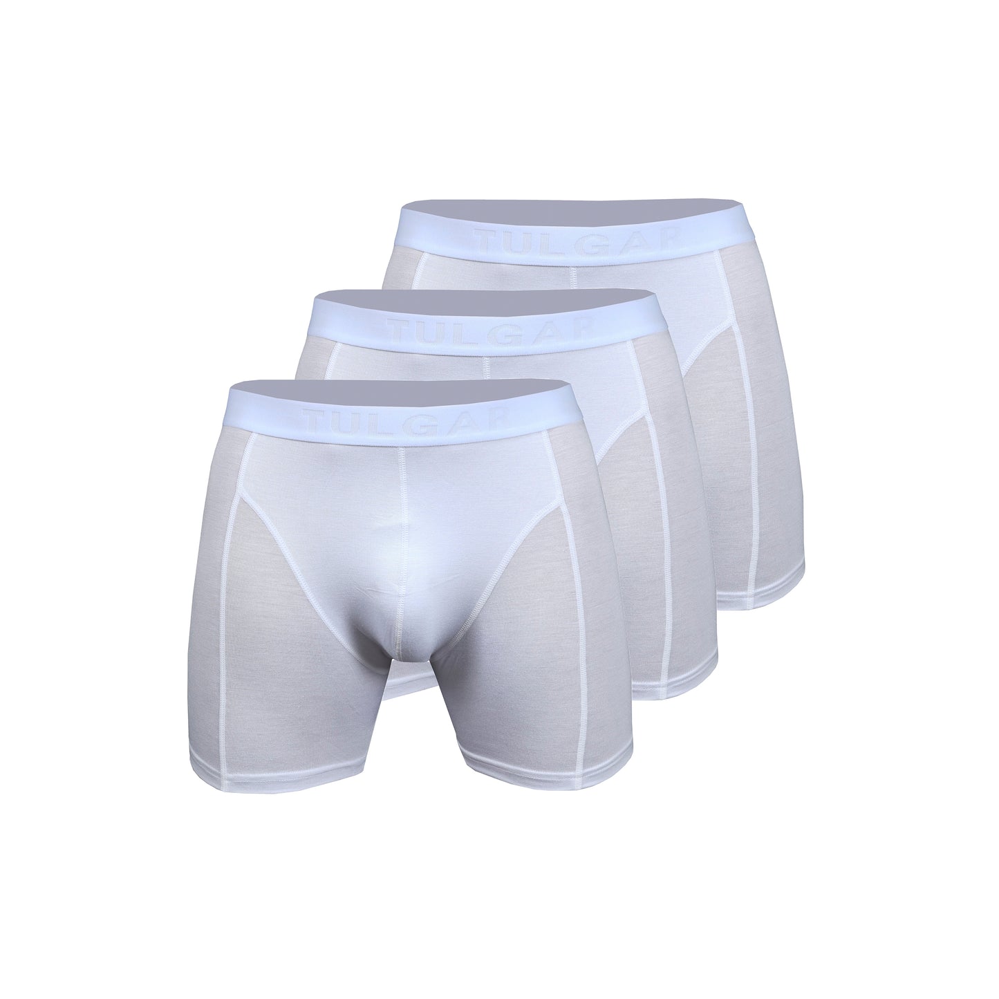 Men's Bamboo Boxershort White 3 pcs in a Box