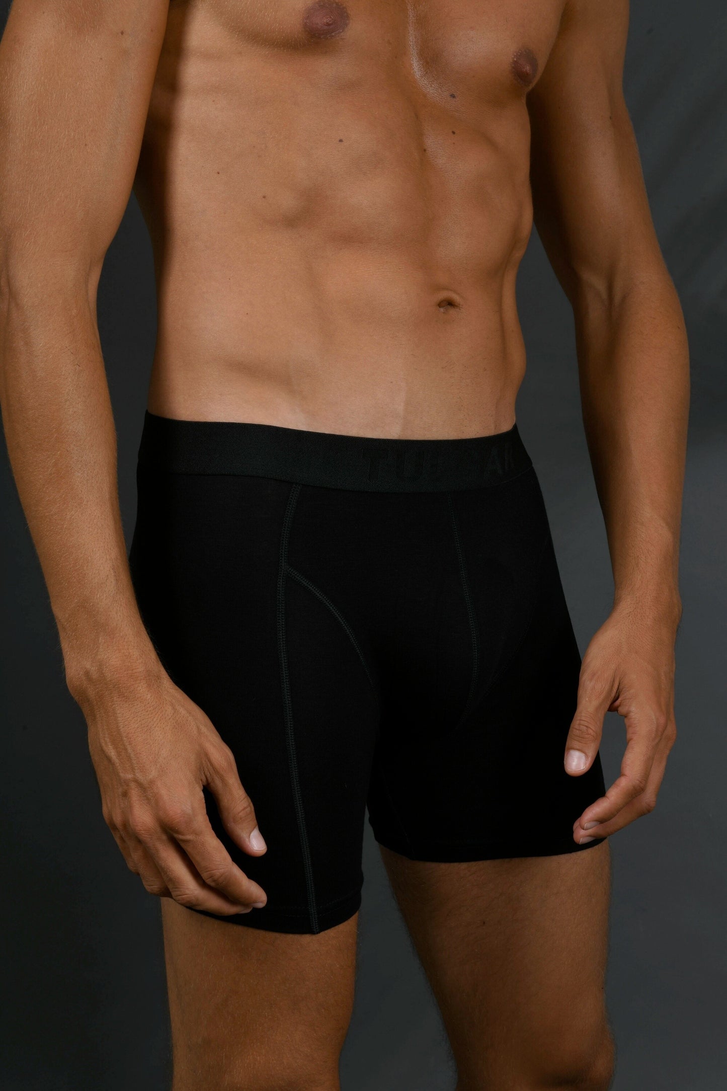 Men's Bamboo Boxershort Black 5 pcs in a Box