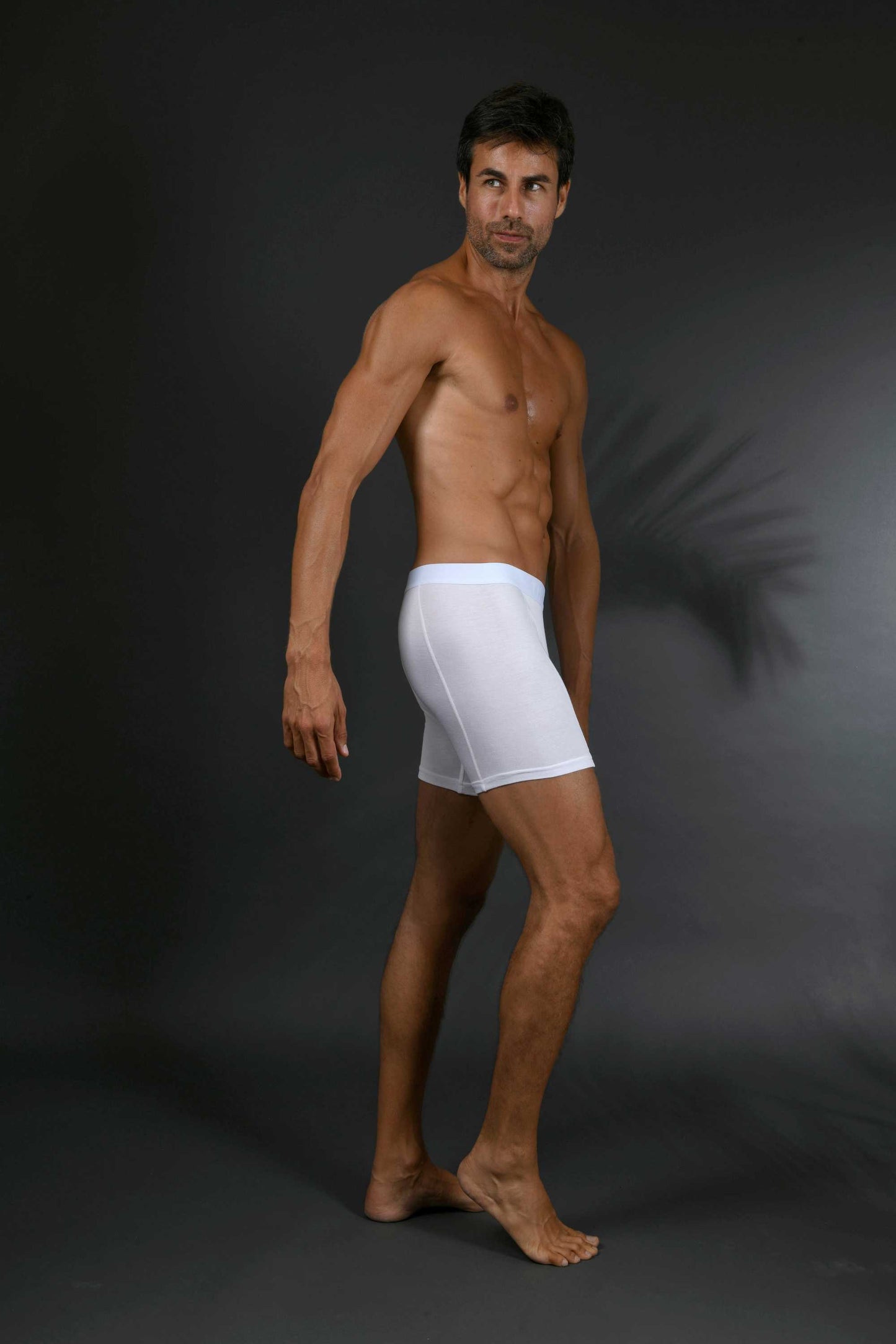 Men's Bamboo Boxershort White 3 pcs in a Box