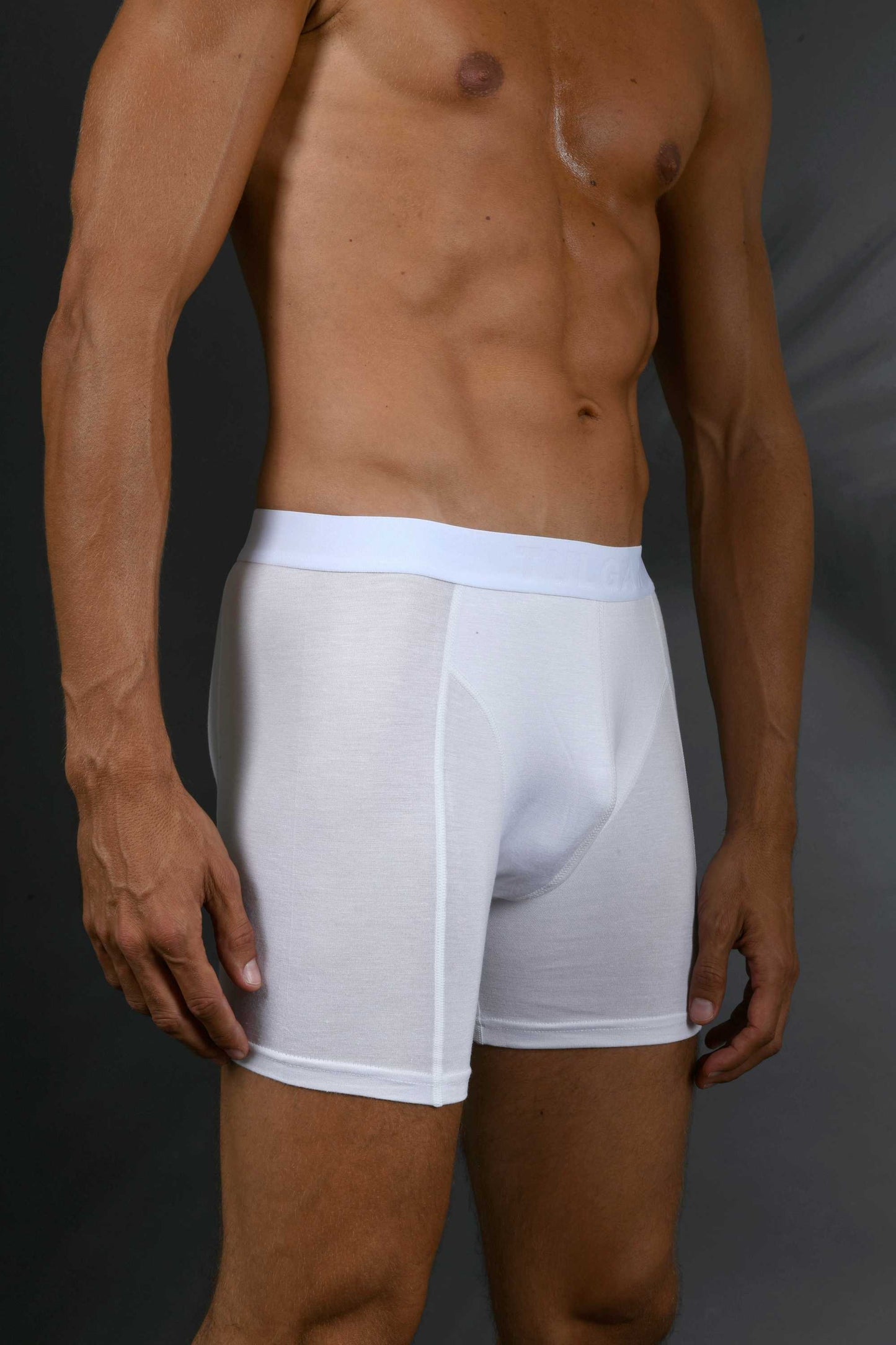 Men's Bamboo Boxershort White 3 pcs in a Box