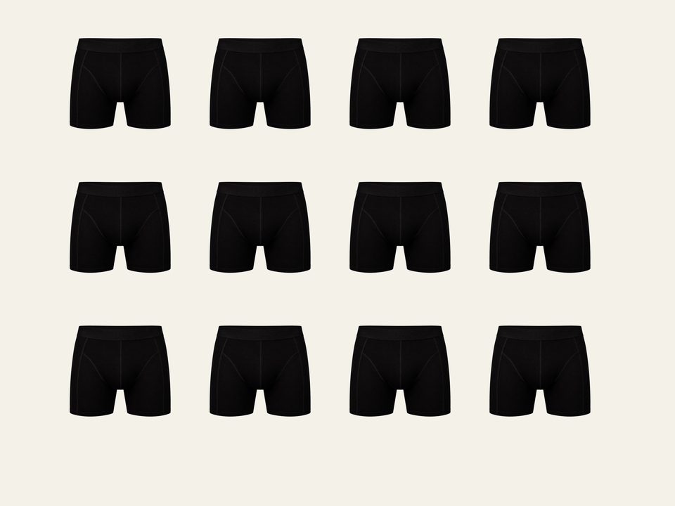 Tulgar Bambus Boxershorts, 12er Pack