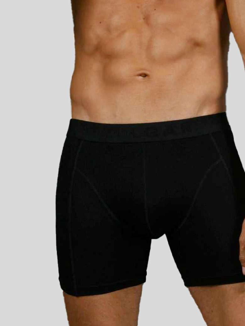 Tulgar Bambus Boxershorts am Model, Schwarz